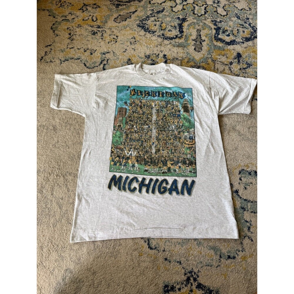 Vintage Michigan Football John Holladay Tee